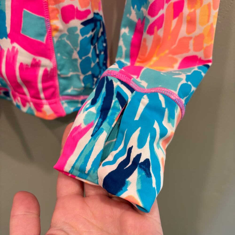 Lilly Pulitzer Luxletic UPF 50+ Kona Sunguard Goombay Smashed - Size: Small - Picture 8 of 9